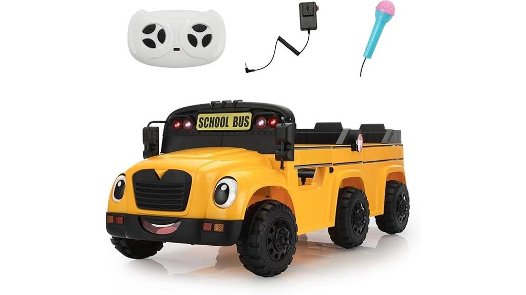 kids two seater electric bus