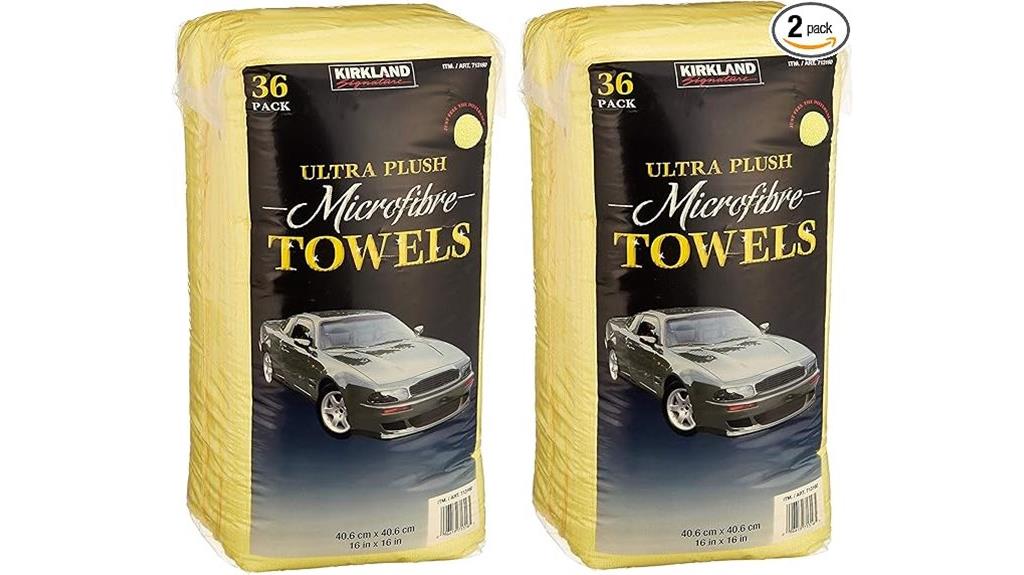 kirkland microfiber towels pack