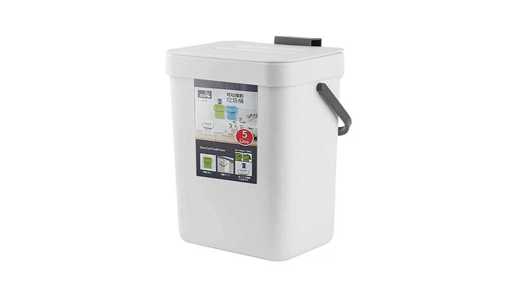 kitchen counter trash can