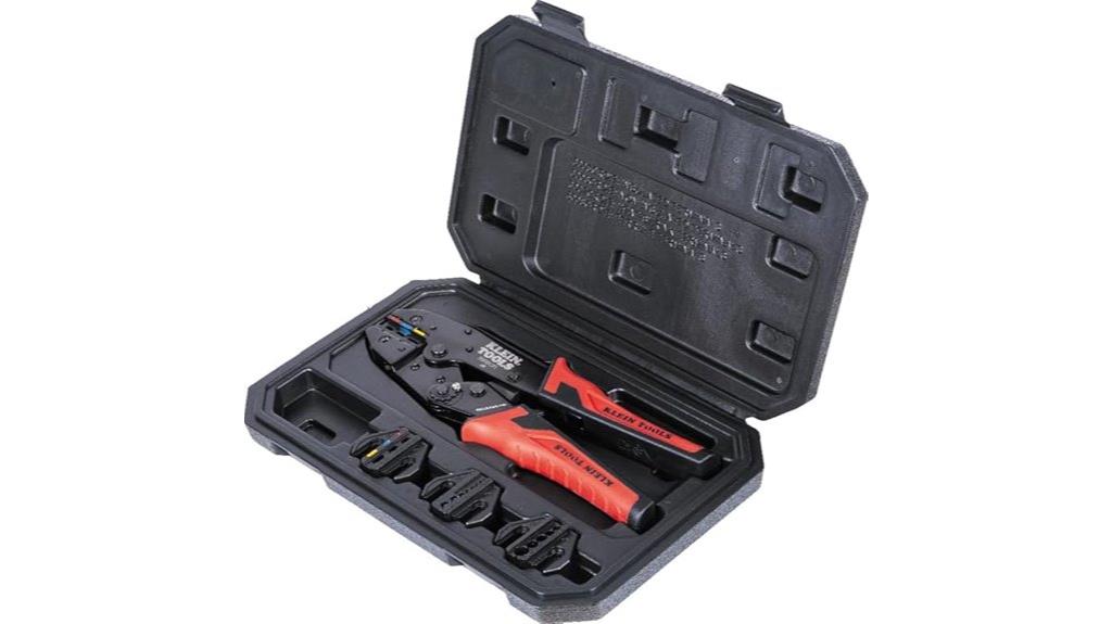 klein tools ratchet crimping set