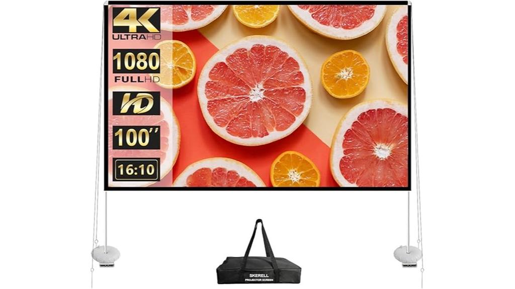 large portable outdoor screen