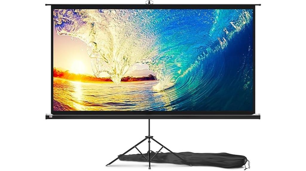 large portable projector screen