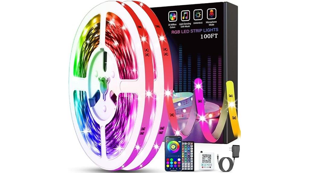 long rgb led light strips