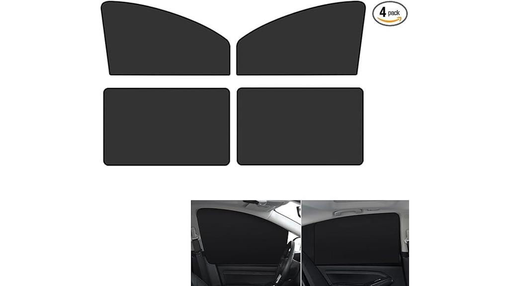 magnetic black vinyl shades