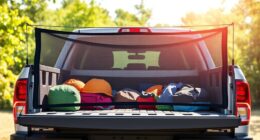 magnetic bug free tailgate nets