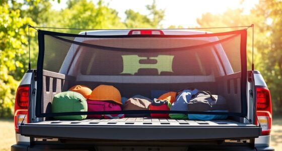 magnetic bug free tailgate nets