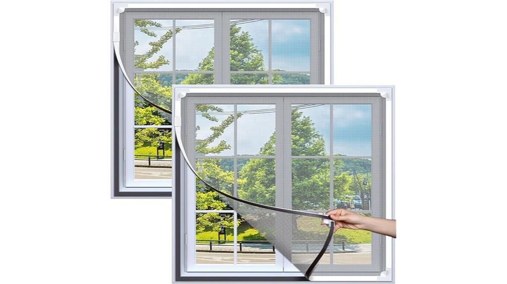magnetic diy window screens