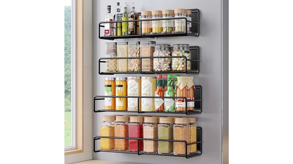magnetic refrigerator spice holders