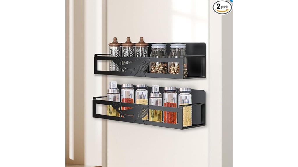 magnetic refrigerator spice holders