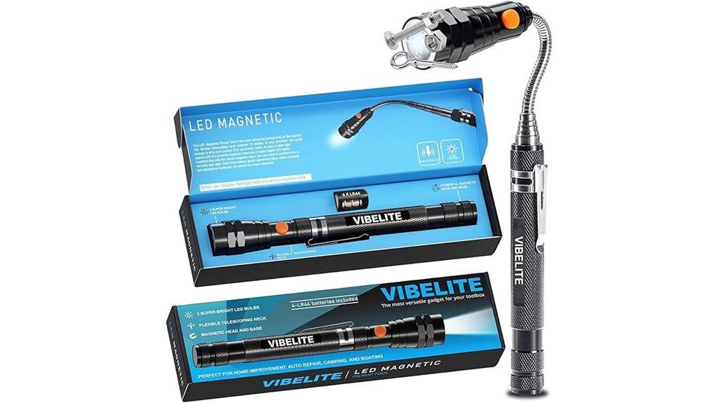 magnetic telescoping flashlight
