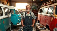 mechanic restores vw buses