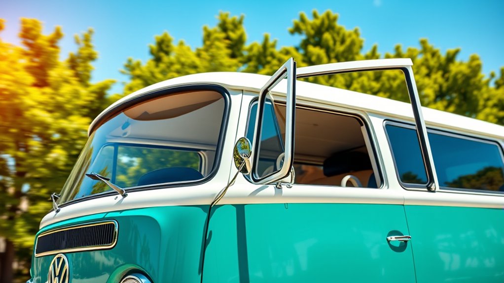 modern electric vw bus