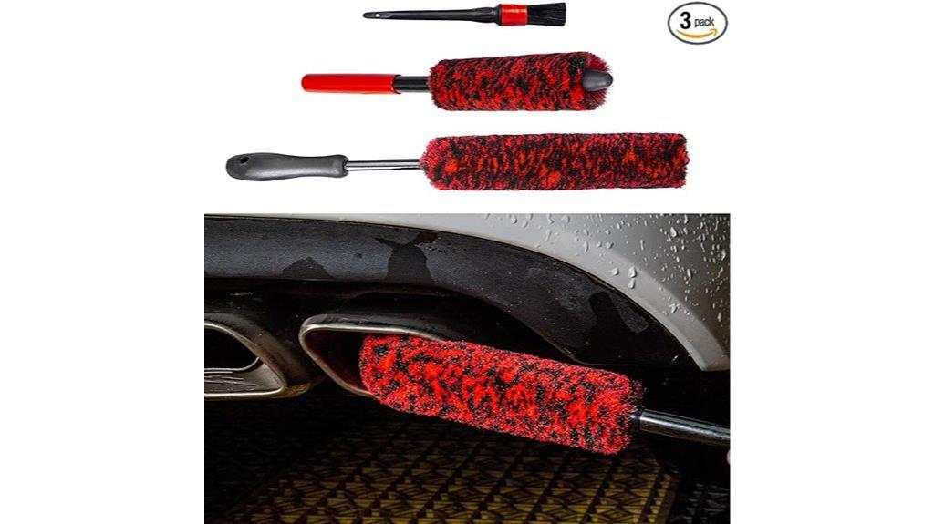 non metallic car wheel brush