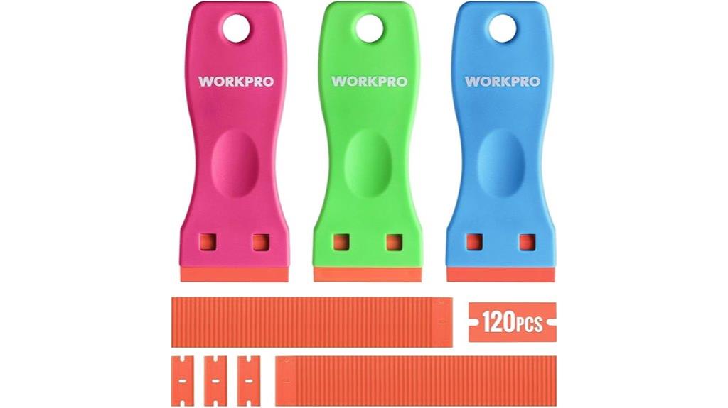 plastic razor blade scraper