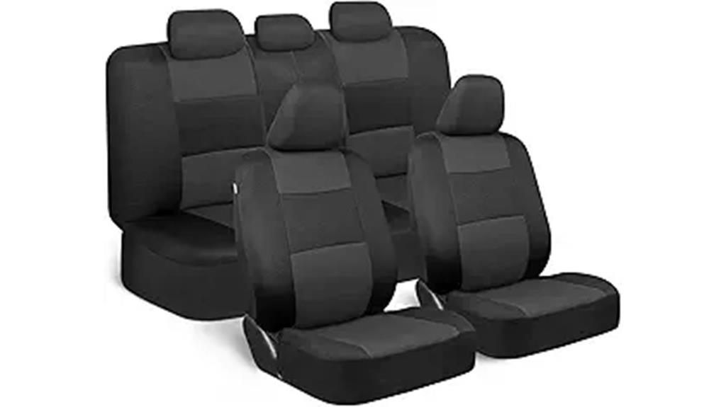 polypro charcoal seat covers