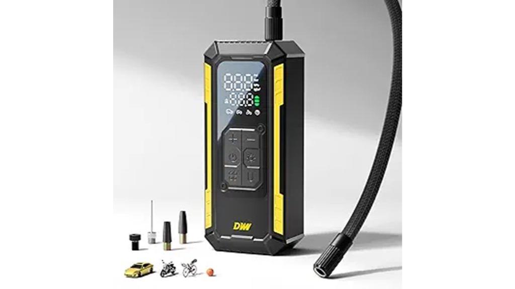portable 150 psi tire inflator