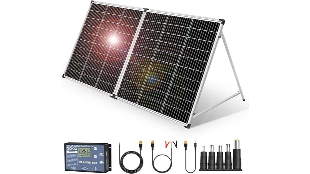 portable 200w foldable solar