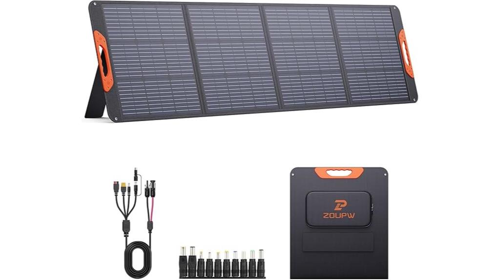 portable 200w folding solar panel
