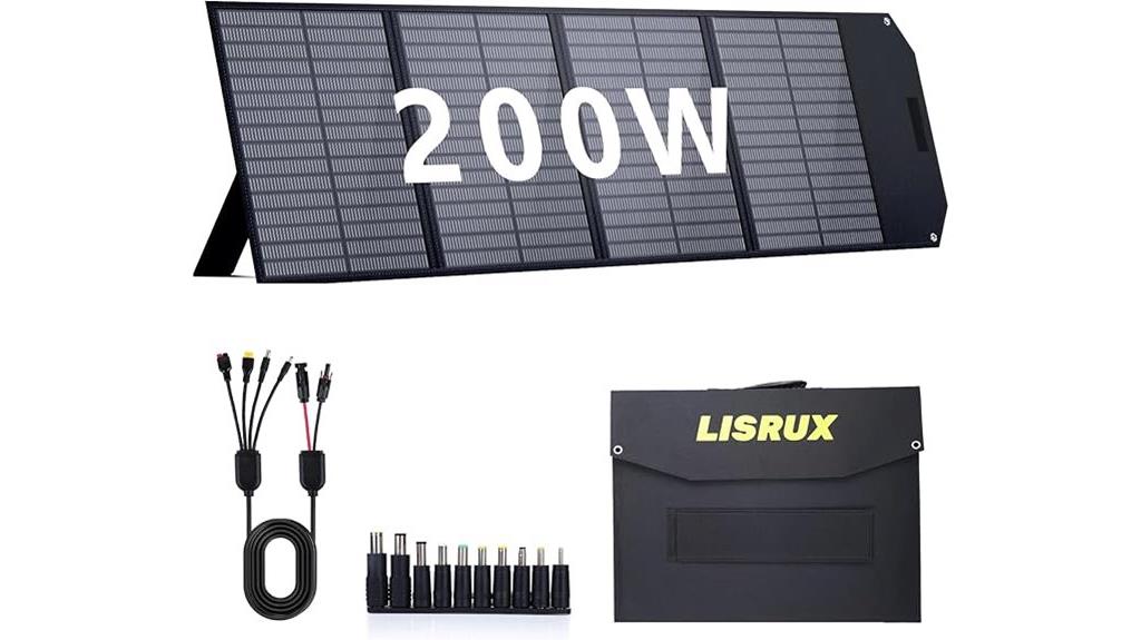 portable 200w solar panel