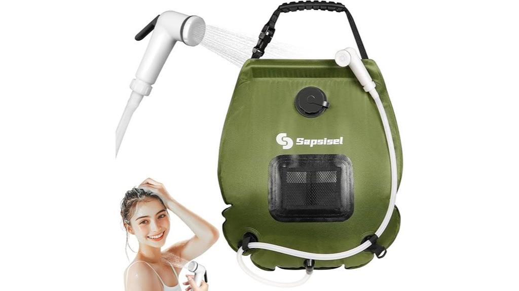 portable 20l solar shower