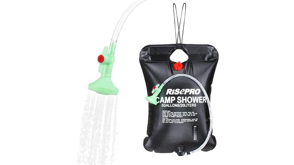 portable 20l solar shower