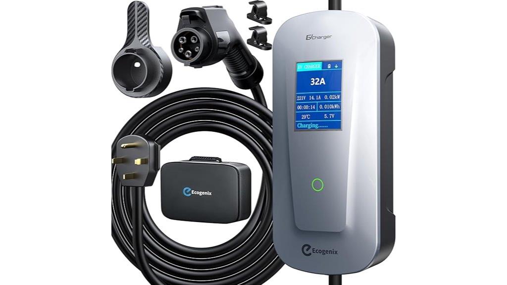 portable 25 ft ev charger