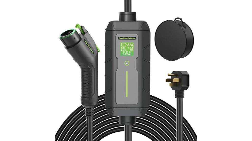 portable 28ft ev charger