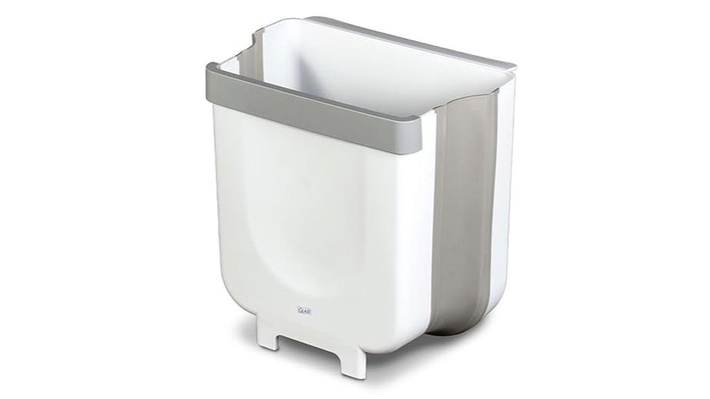 portable 2 gallon collapsible bin