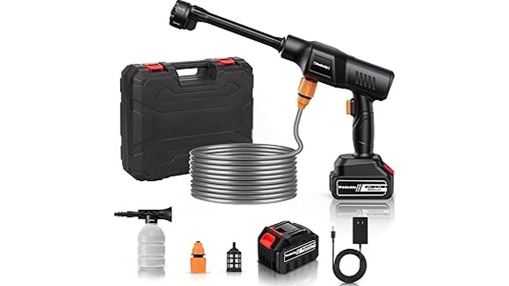 portable 900 psi cordless washer
