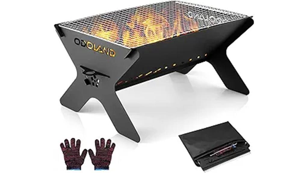 portable camping charcoal grill
