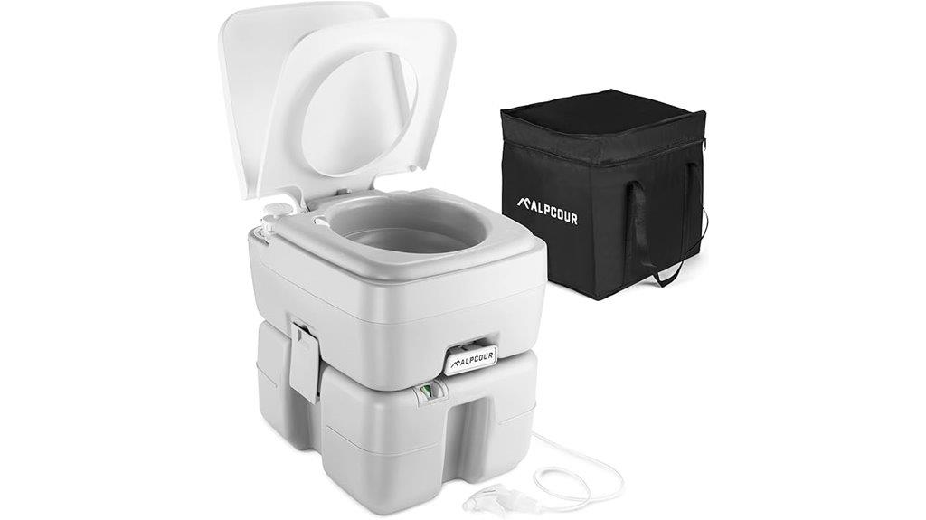 portable camping toilet