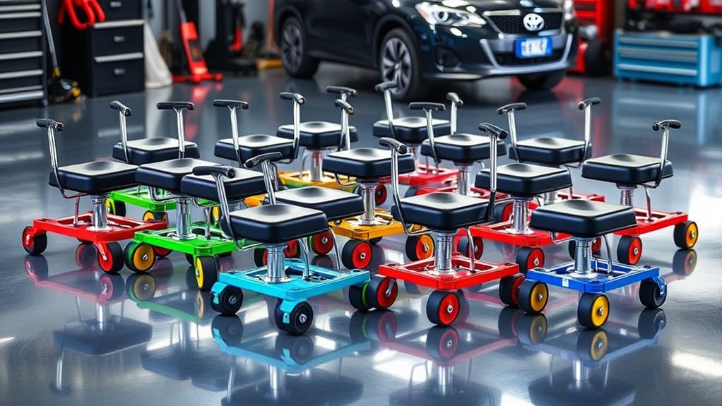 portable car repair seats