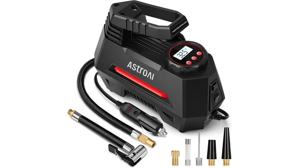 portable digital tire inflator
