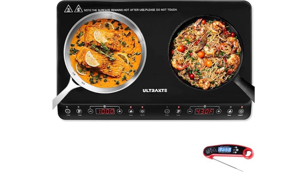 portable dual induction burners