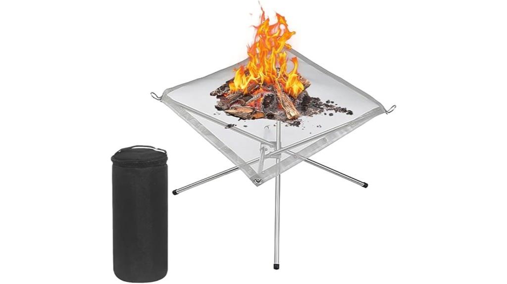 portable fire pit carrying bag