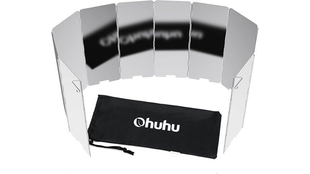 portable folding windscreen plates