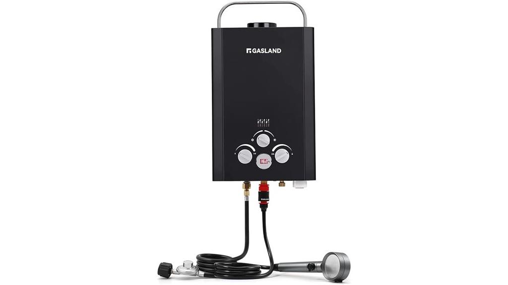 portable gas water heater