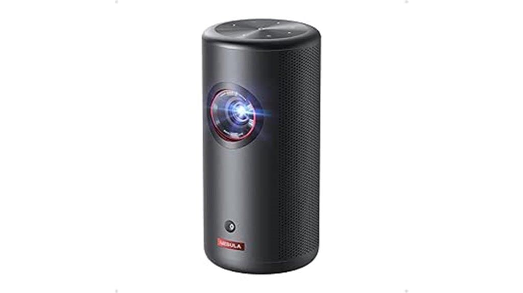 portable laser projector with google