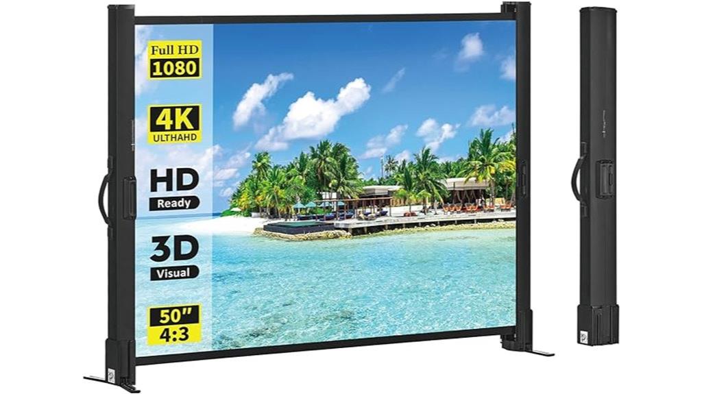 portable outdoor projection screen