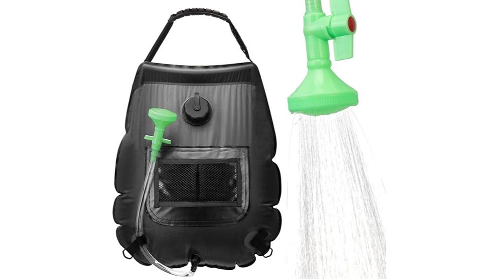 portable solar shower