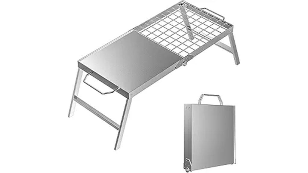 portable stainless steel grill