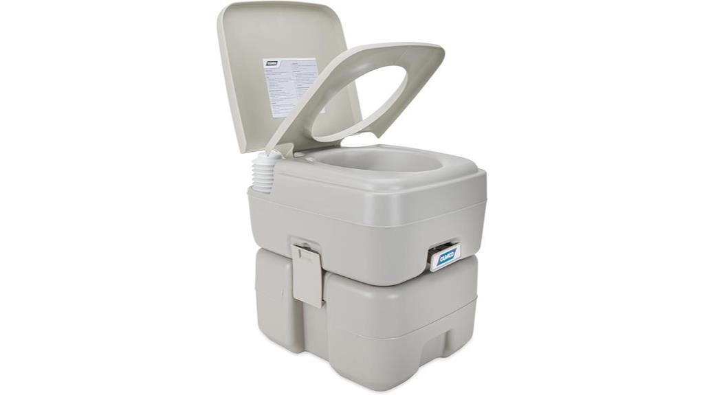 portable toilet with detachable tank
