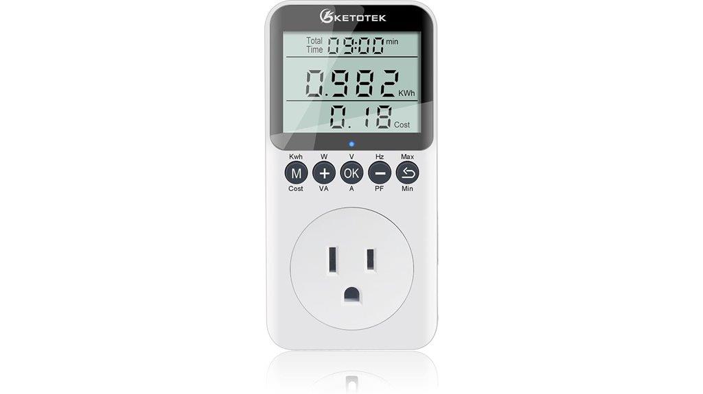 power usage lcd meter