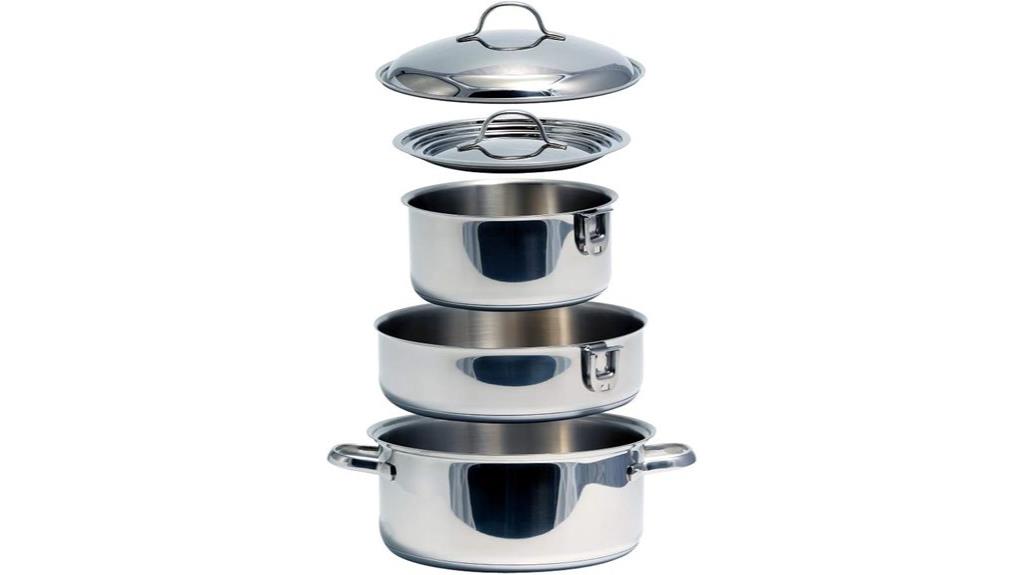 premium stainless steel cookware set