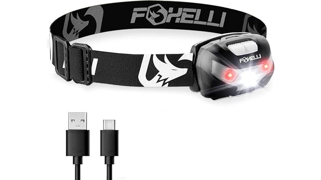 rechargeable led headlamp features