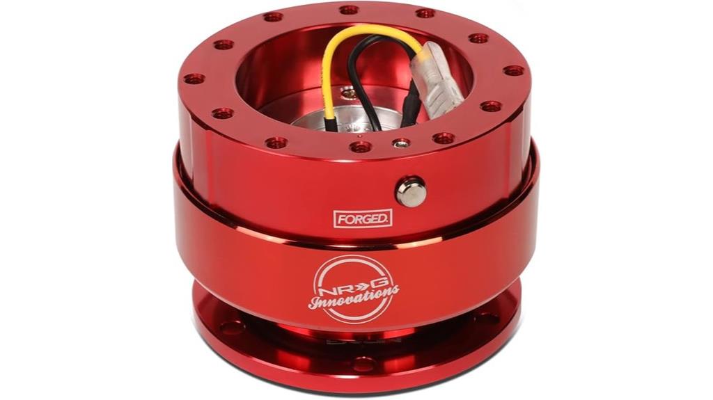 red quick release ring