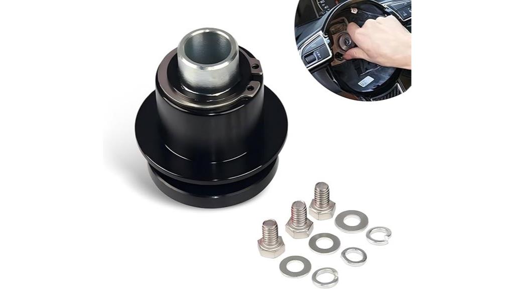 removable steering wheel hub