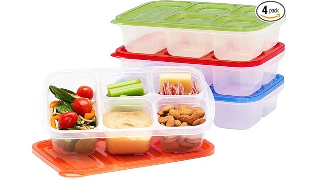 reusable 5 compartment containers