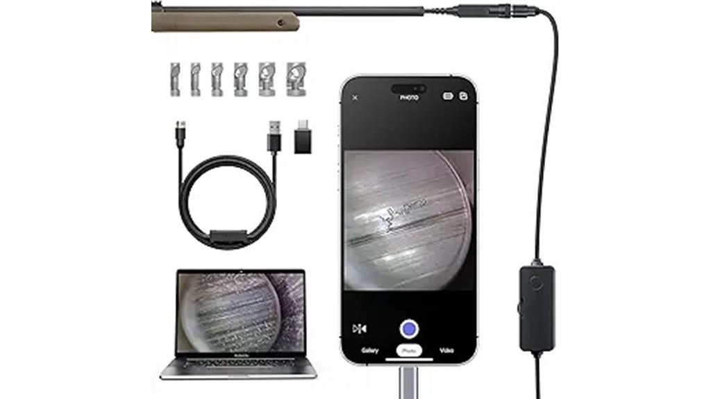 rifle borescope for devices