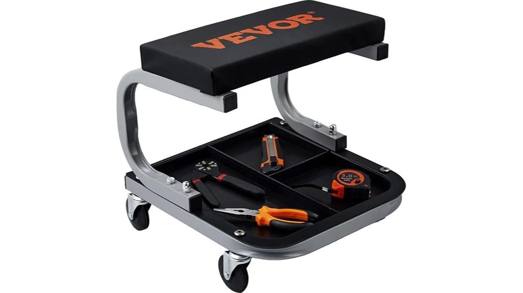 rolling garage workshop seat
